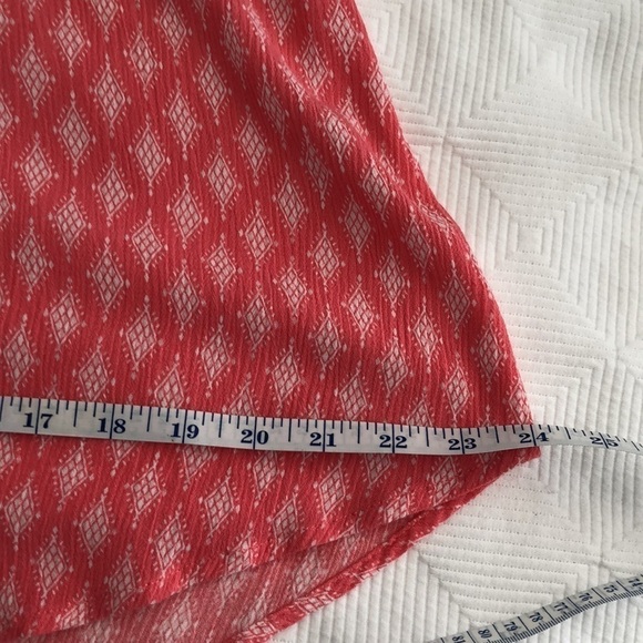 Papermoon Sleeveless Tunic Top Pink With White Print Size Medium M - Picture 10 of 10